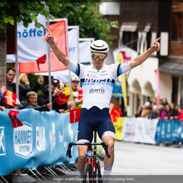 Andrin Züger gewinnt den Arlberg Giro 2025 – MYVELOs Bergspezialist in Topform