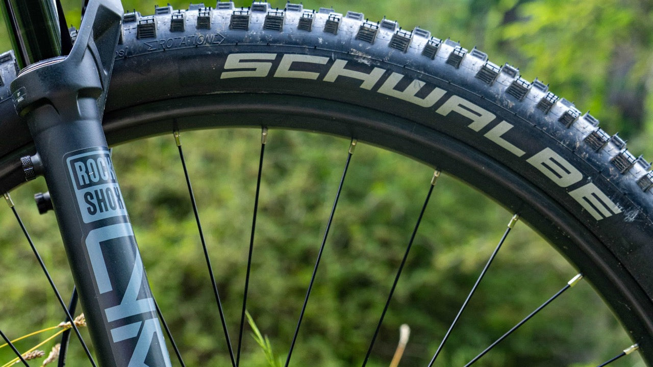 Achter am Fahrrad