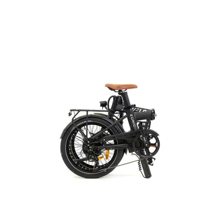 MYVELO Zürich Elektro-Klapprad zusammengeklappt